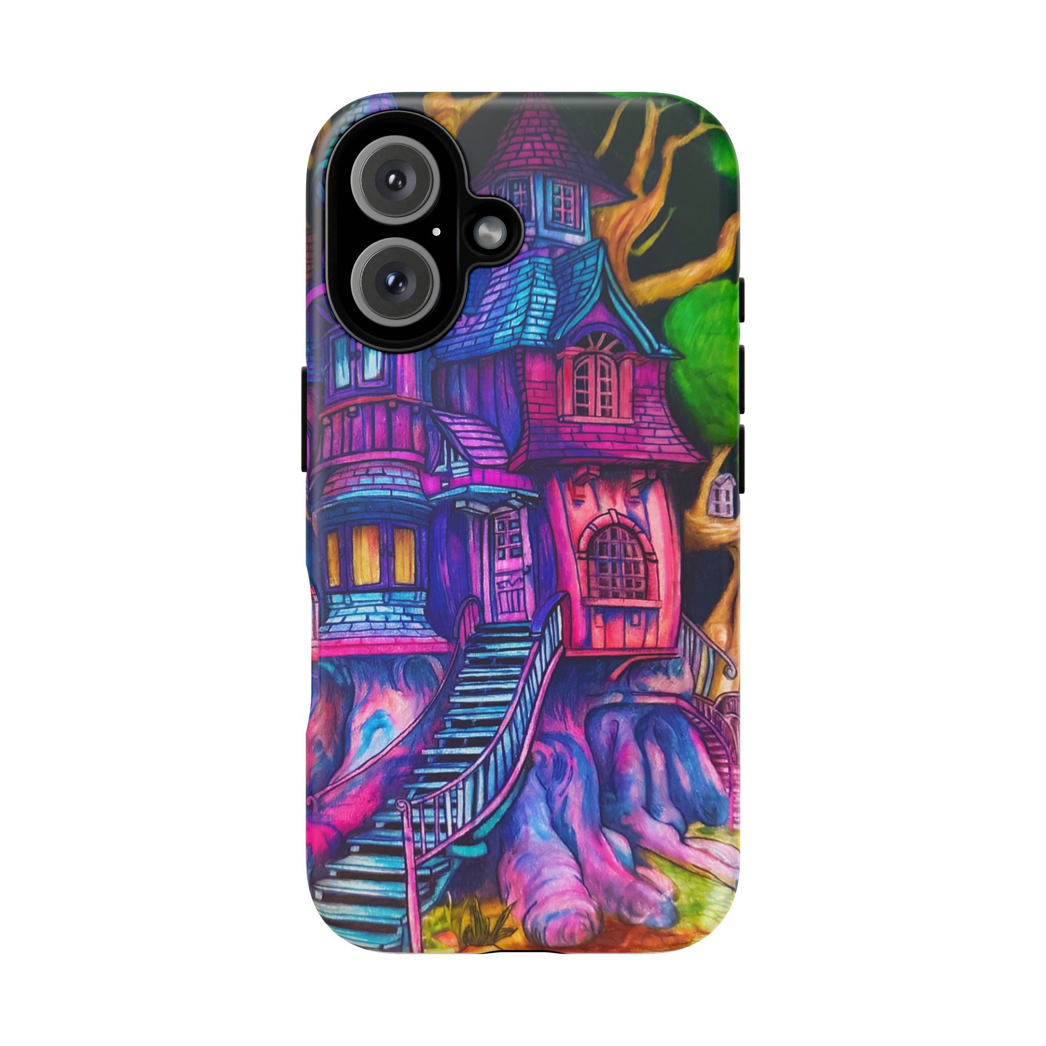 Phone Case — Colorful Fantasy Treehouse Protective Cover
