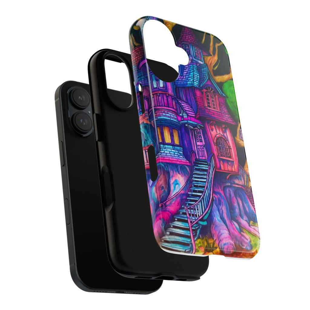 Phone Case — Colorful Fantasy Treehouse Protective Cover
