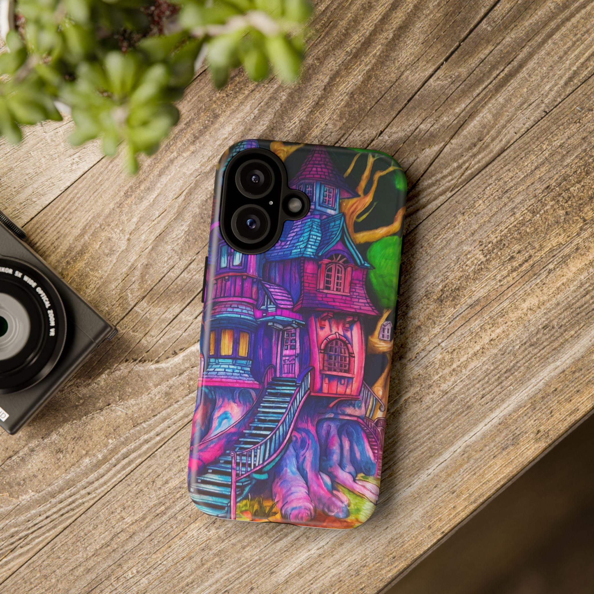 Phone Case — Colorful Fantasy Treehouse Protective Cover