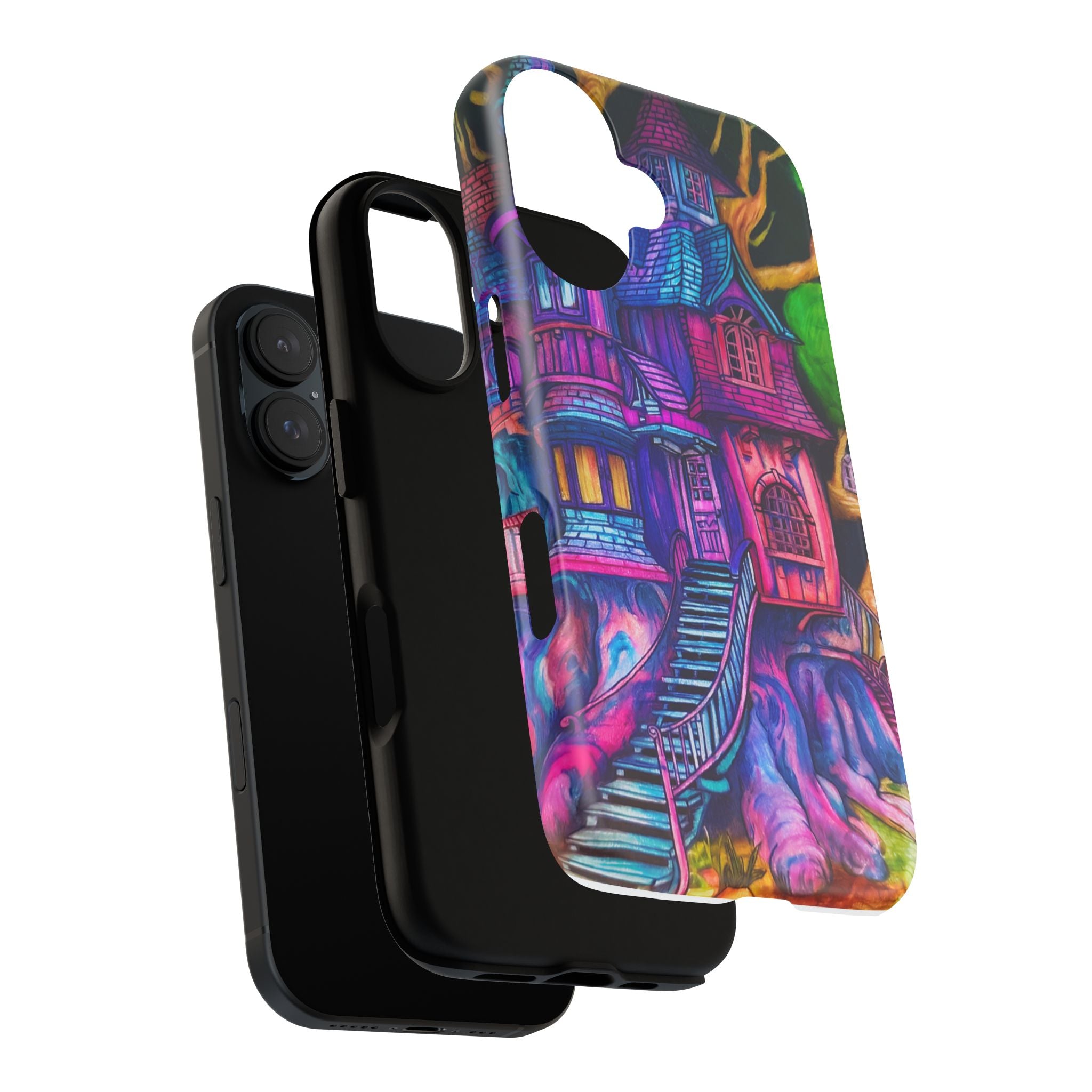 Phone Case — Colorful Fantasy Treehouse Protective Cover